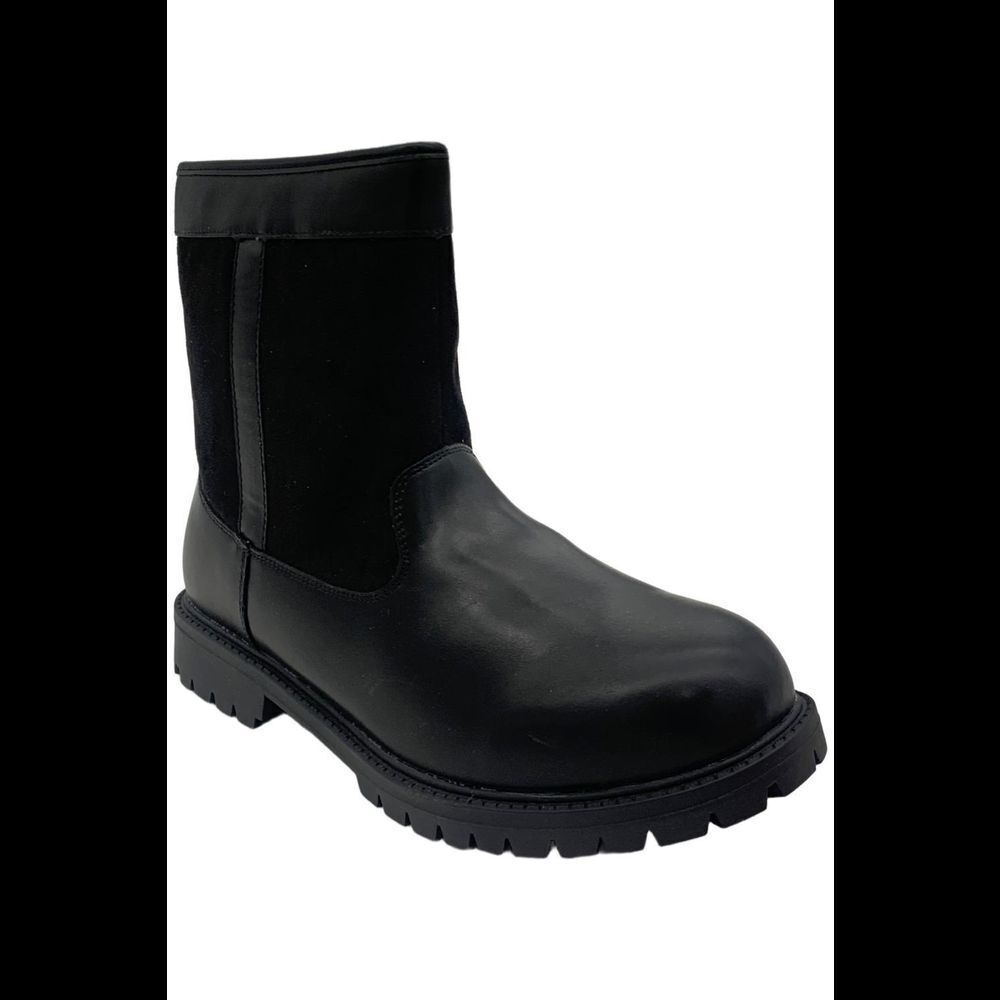 Men's Black Leather Boots